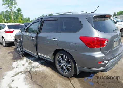 2018 Nissan Pathfinder Platinum from USA, damaged, VIN 5N1DR2MMXJC607101